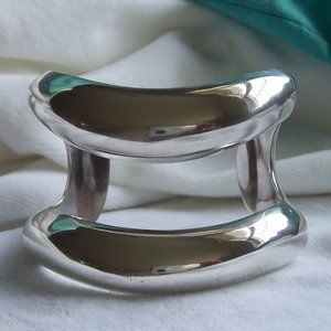 Tiffany & Co. Elsa Peretti Sterling Silver "Open Center" Cuff